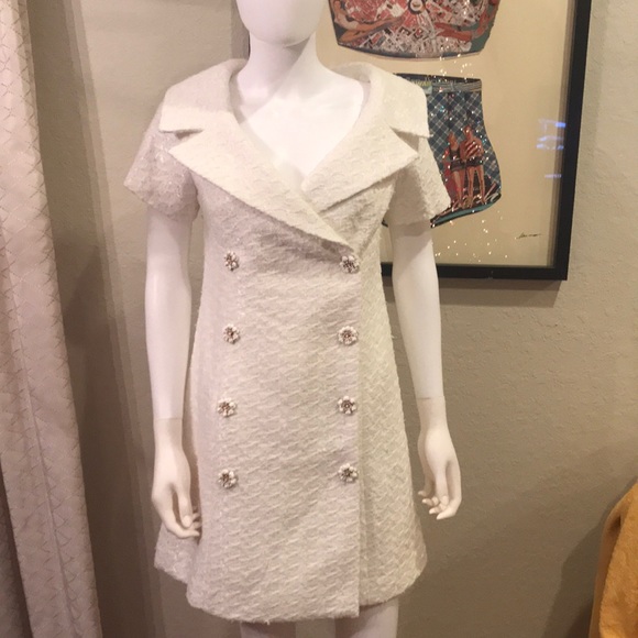 Boston Proper Dresses & Skirts - Boston proper white jacket dress gorgeous